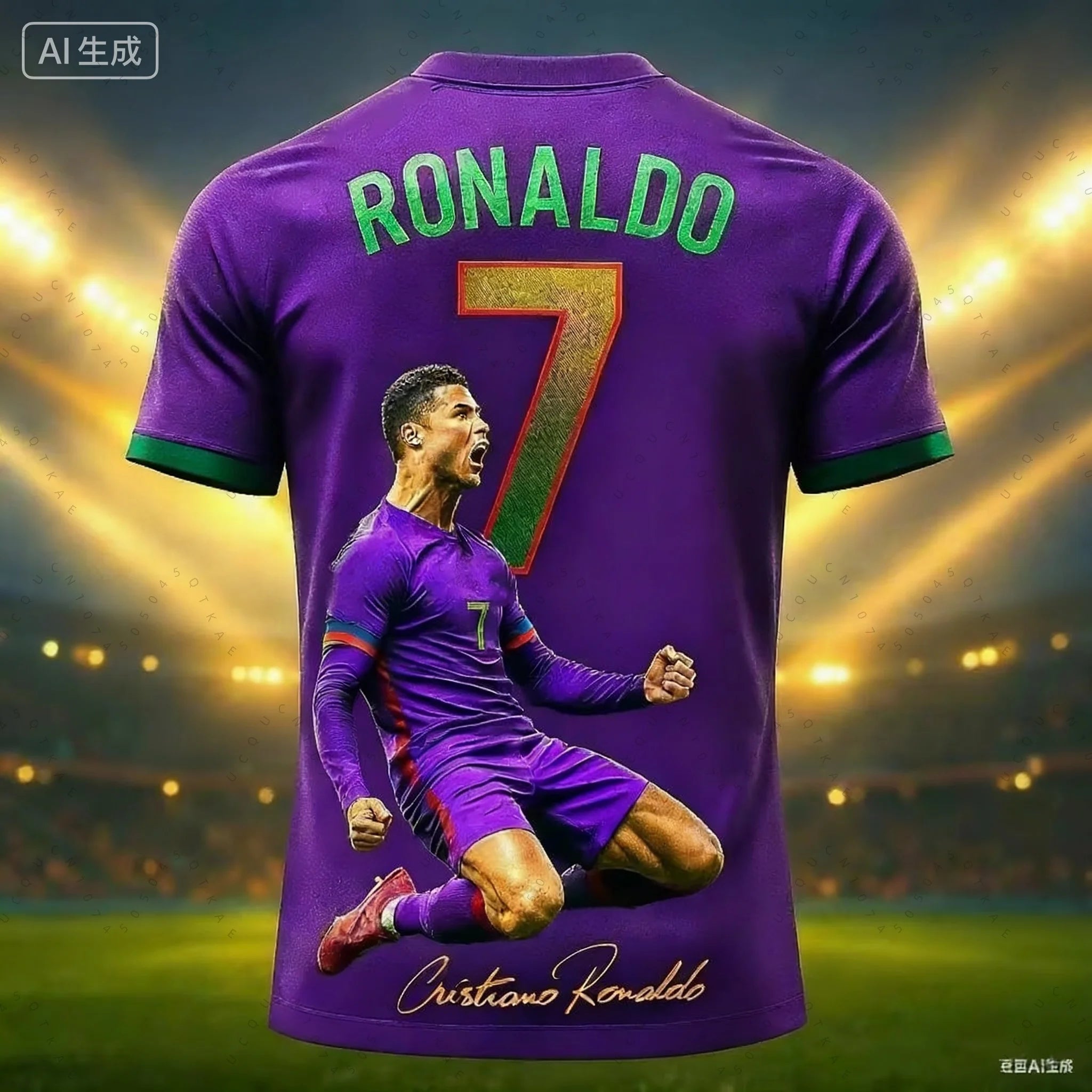 2026 Football Jersey 3d Printed No.7 Ronaldo Boy Girl Training Women's Sports Breathable Short Sleeve Kids Men Cycling T-Shirts