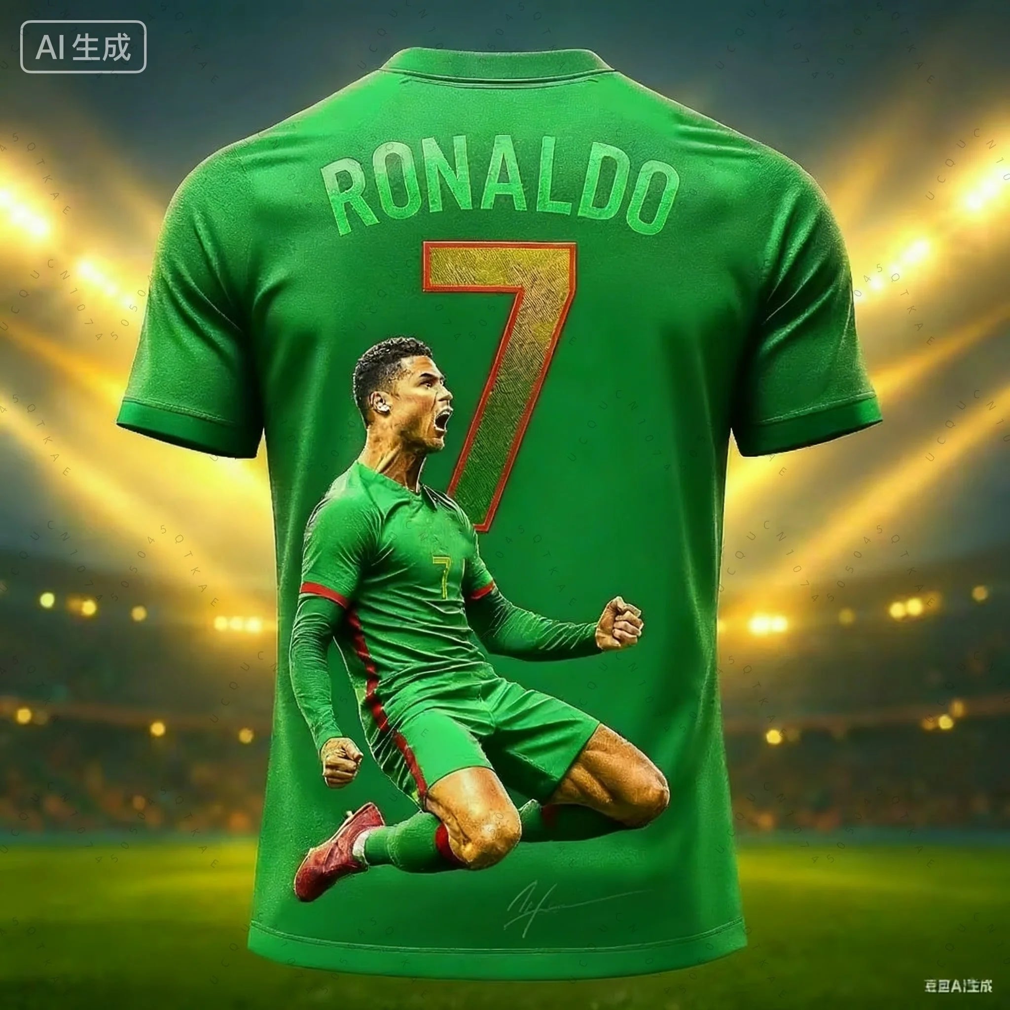 2026 Football Jersey 3d Printed No.7 Ronaldo Boy Girl Training Women's Sports Breathable Short Sleeve Kids Men Cycling T-Shirts