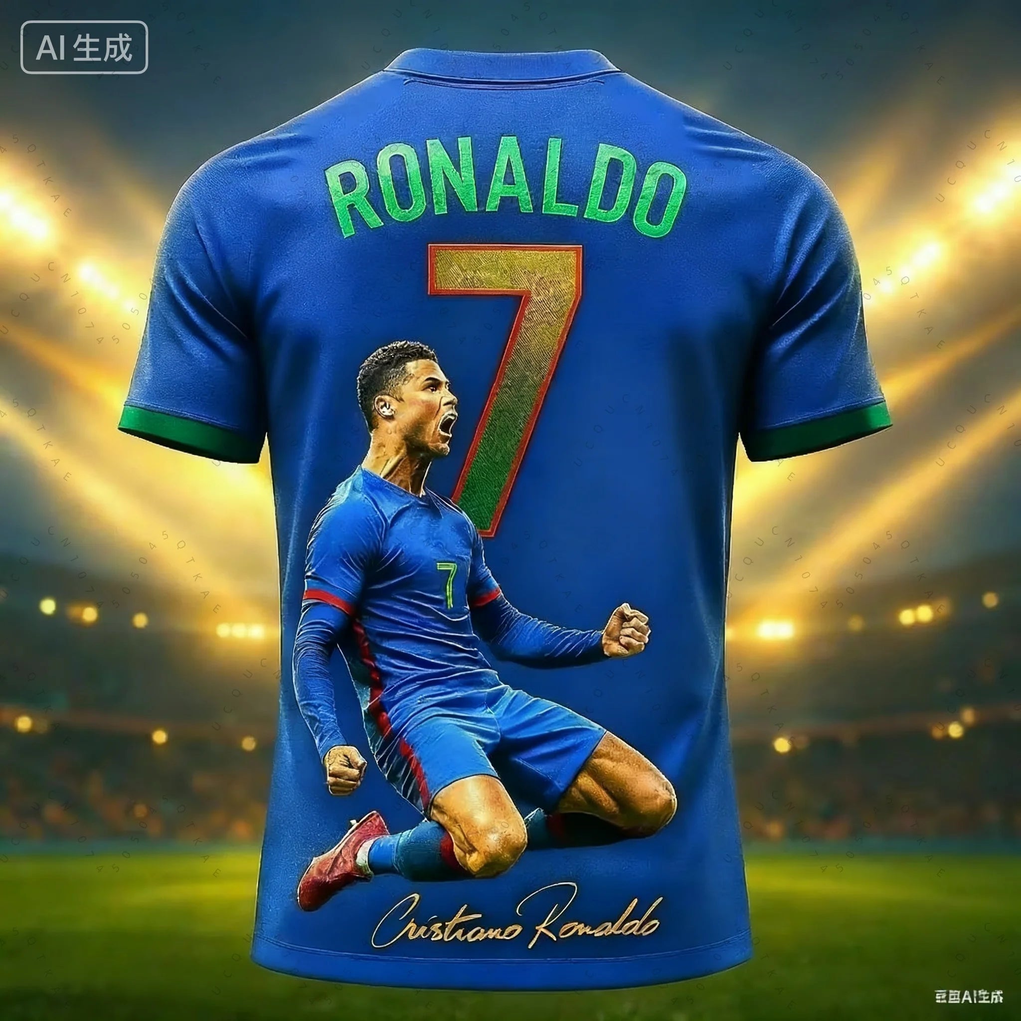2026 Football Jersey 3d Printed No.7 Ronaldo Boy Girl Training Women's Sports Breathable Short Sleeve Kids Men Cycling T-Shirts