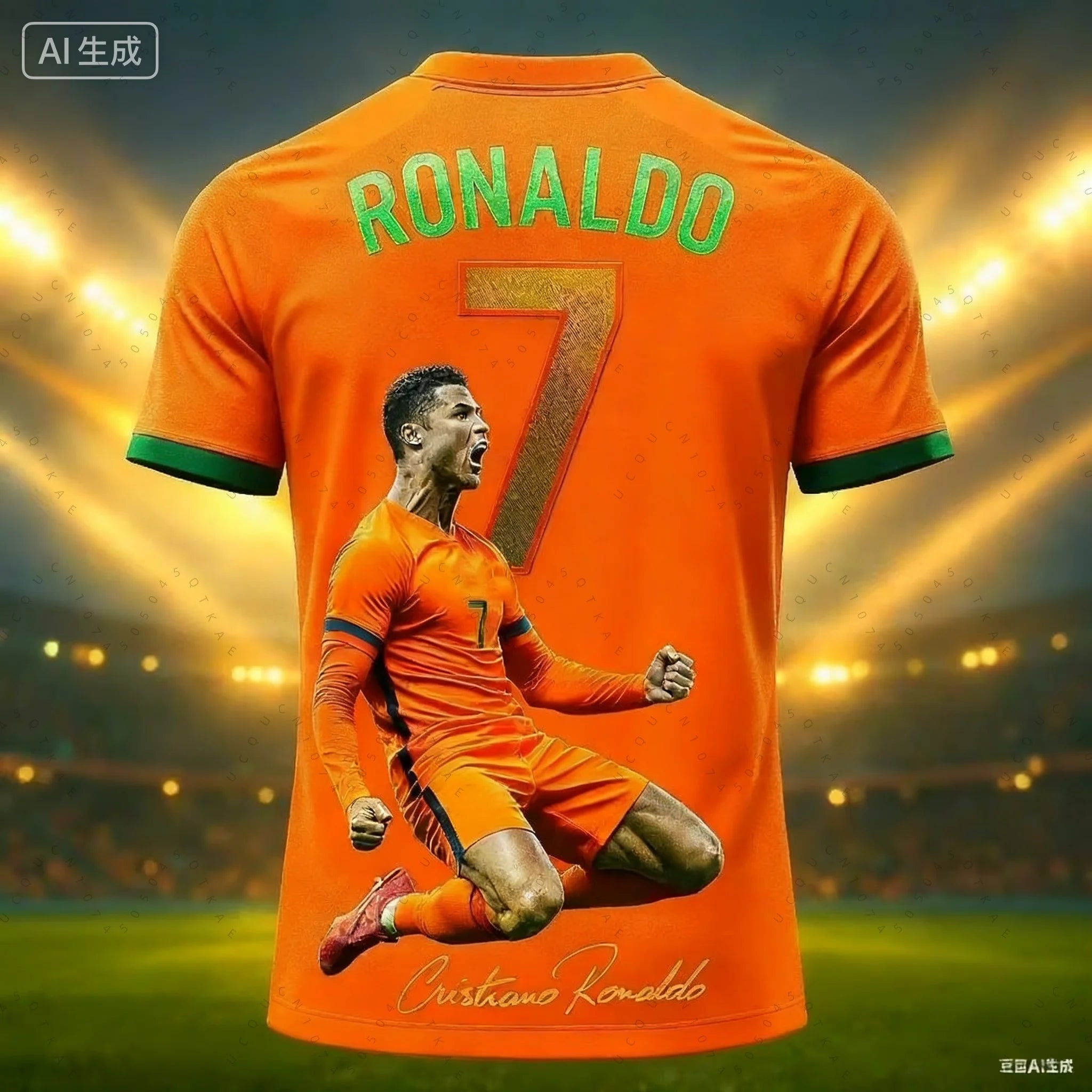 2026 Football Jersey 3d Printed No.7 Ronaldo Boy Girl Training Women's Sports Breathable Short Sleeve Kids Men Cycling T-Shirts
